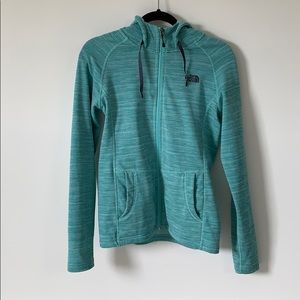 North face zip up hoodie
